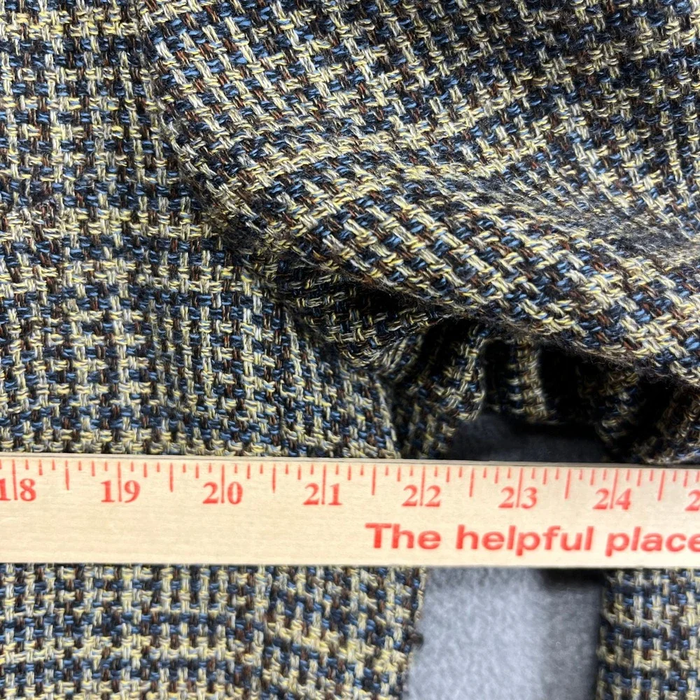 Ermenegildo‎ Zegna Soft Wool Blend Plaid Blazer Sport Coat Mens Size 54
